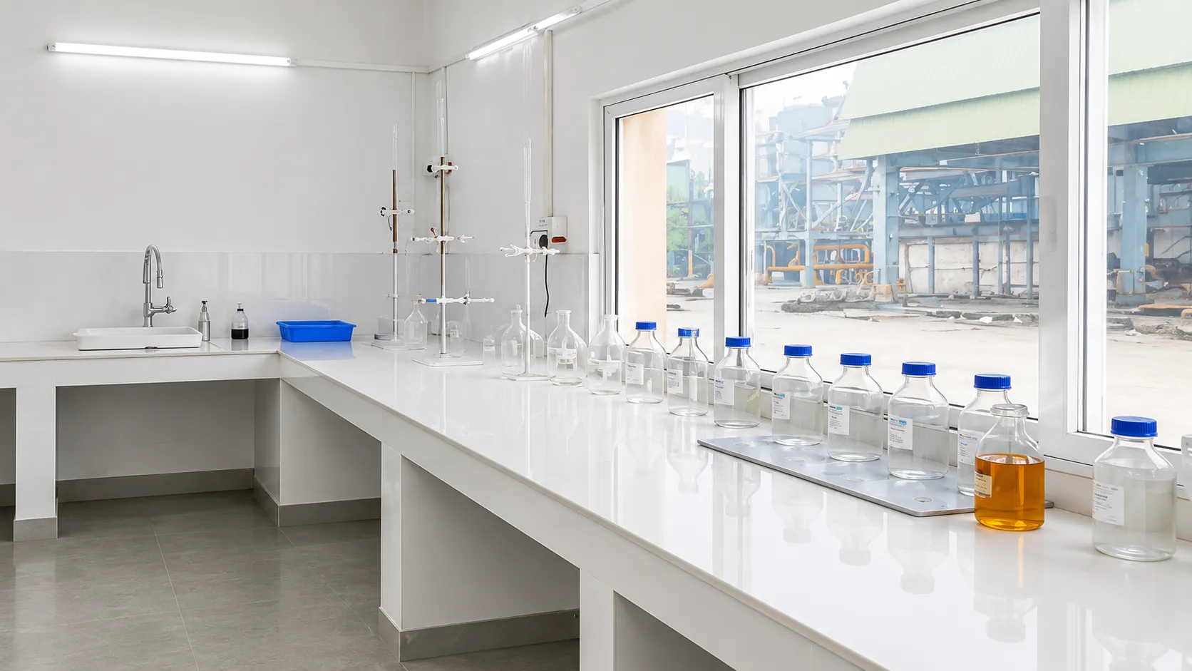 Aja Alloys laboratory titration and wet chemistry bench